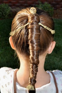 Easy Halloween hairstyles for kids 1