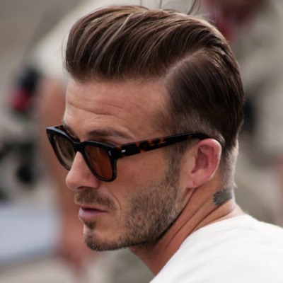 How To Get David Beckham Slicked Back Hair Style Picture