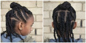 Flat Twist Hairstyles For Kids 0