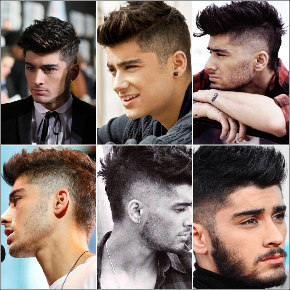 Zayn Malik New Hairstyle Back View