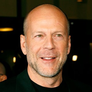 shaved head bruce willis