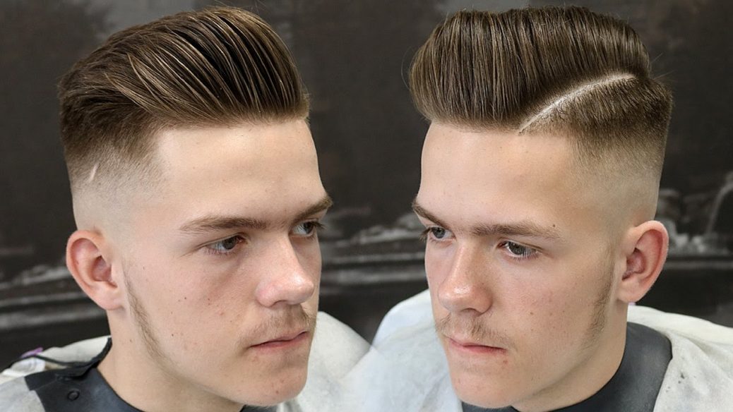 Blonde Mens Pompadour Hairstyles 2025