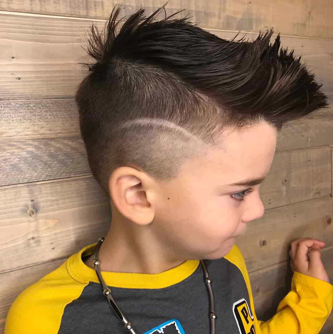 10 Year Old Boy Haircut Styles 2020 Pictures Mohawk with Fade